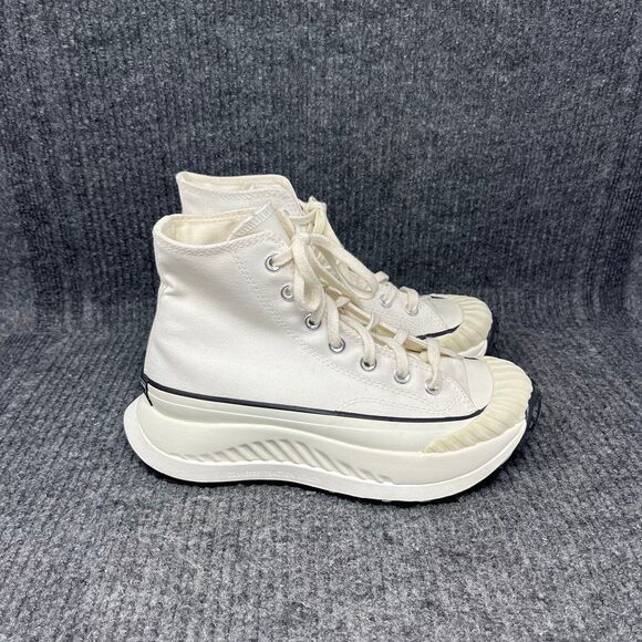 Converse Chuck 70 AT-CX Hi Vintage White Egret Black Shoes Womens Sz 7 A01682C - Picture 1 of 8